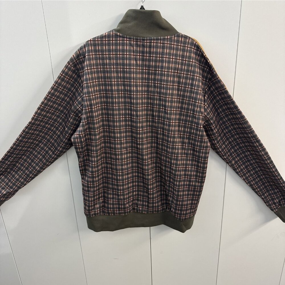 Jian Wang Track Suit Mens 2XL Plaid 2 Piece Set Jacket Pants New Without Tag(F35 - Picture 4 of 11